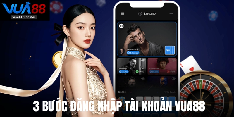 3 bước đăng nhập tài khoản Vua88 cho newbie